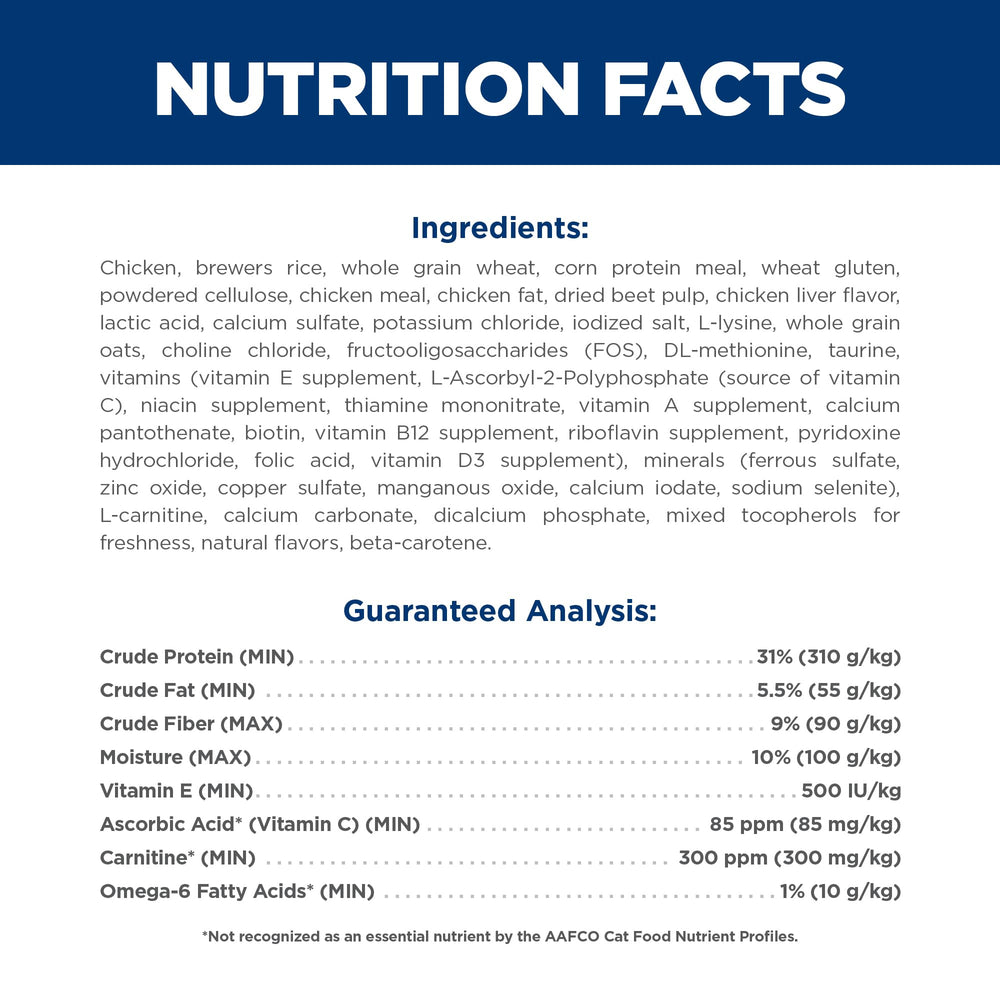 Hill's Science Diet: proteína de alta calidad como primer ingrediente
