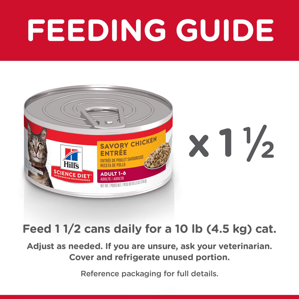 Hill's Science Diet Adulto 1-6 – sabor pollo para gatos adultos