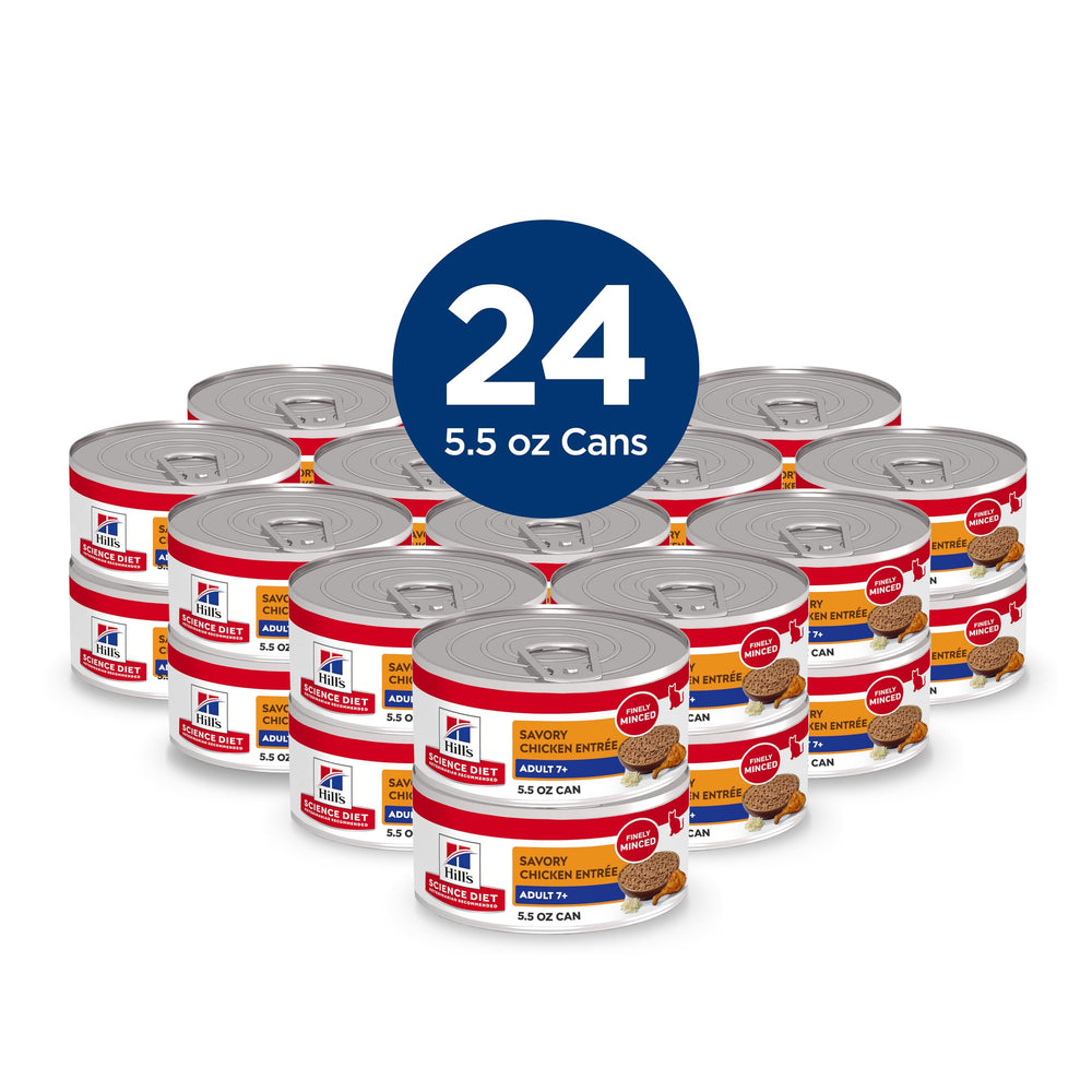 Hill's Science Diet Adult 7+ etiqueta de calidad que garantiza confianza para dueños.