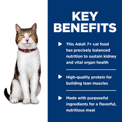 Hill's Science Diet 7+ en lata, pollo picado, variedad de sabores para gatos mayores
