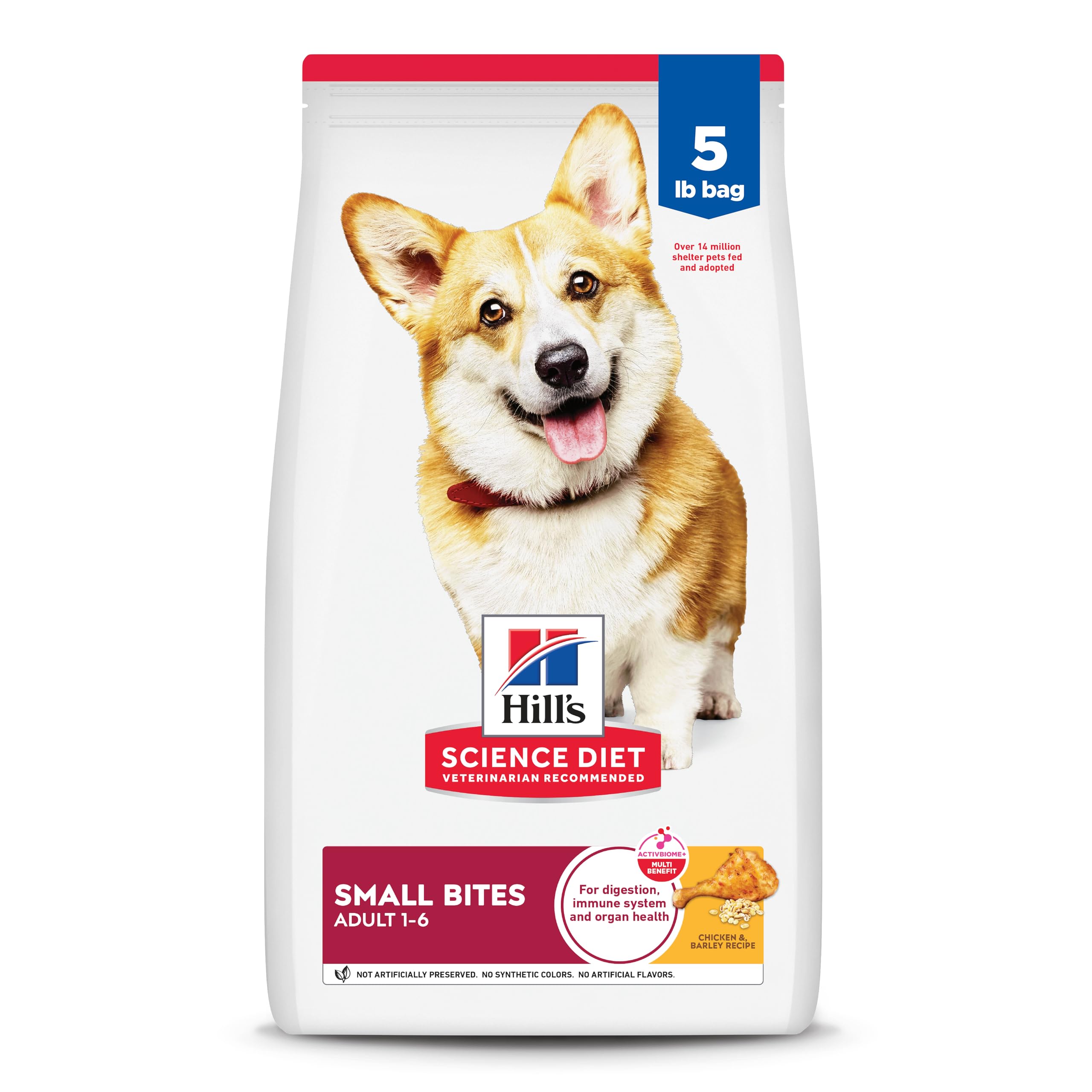 Hill's Science Diet adulto: croquetas pequeñas de pollo y cebada para perros