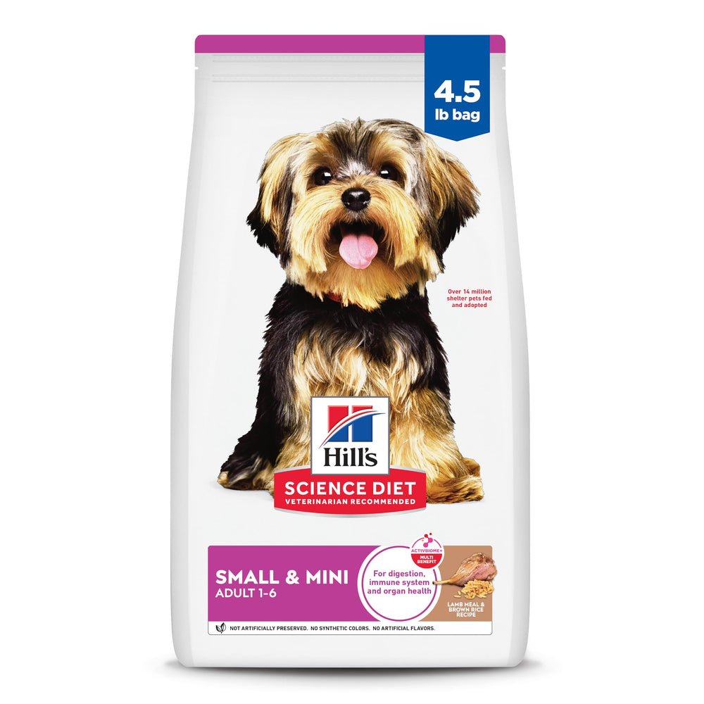 Hill's Science Diet para perros pequeños, croquetas crujientes para energía diaria.