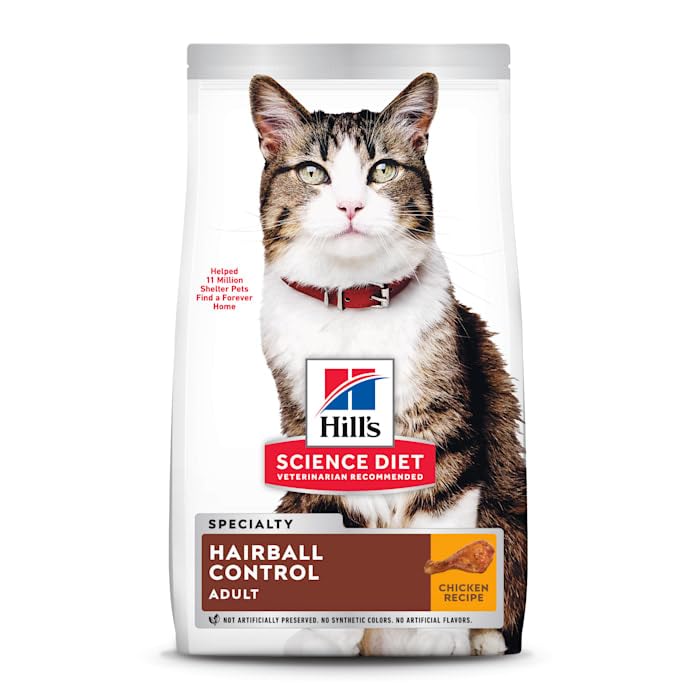 Hill's Science Diet con vitamina E y Omega-6 para pelaje sano.