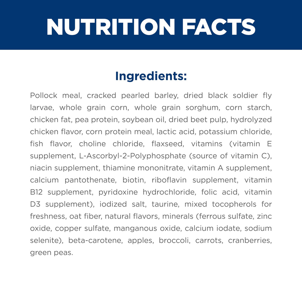 Hill's Science Diet antioxidantes C y E para defensas naturales.