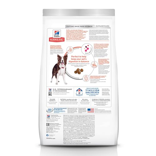 Hill's Science Diet ActivBiome+ Tecnología, prebióticos para microbioma equilibrado.