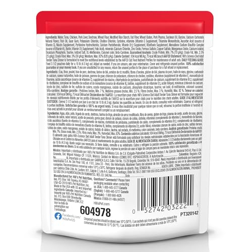Hill's Science Diet comida húmeda de atún para gatos textura suave