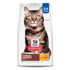 Hill's Science Diet: control de bolas de pelo en gatos adultos 7+.