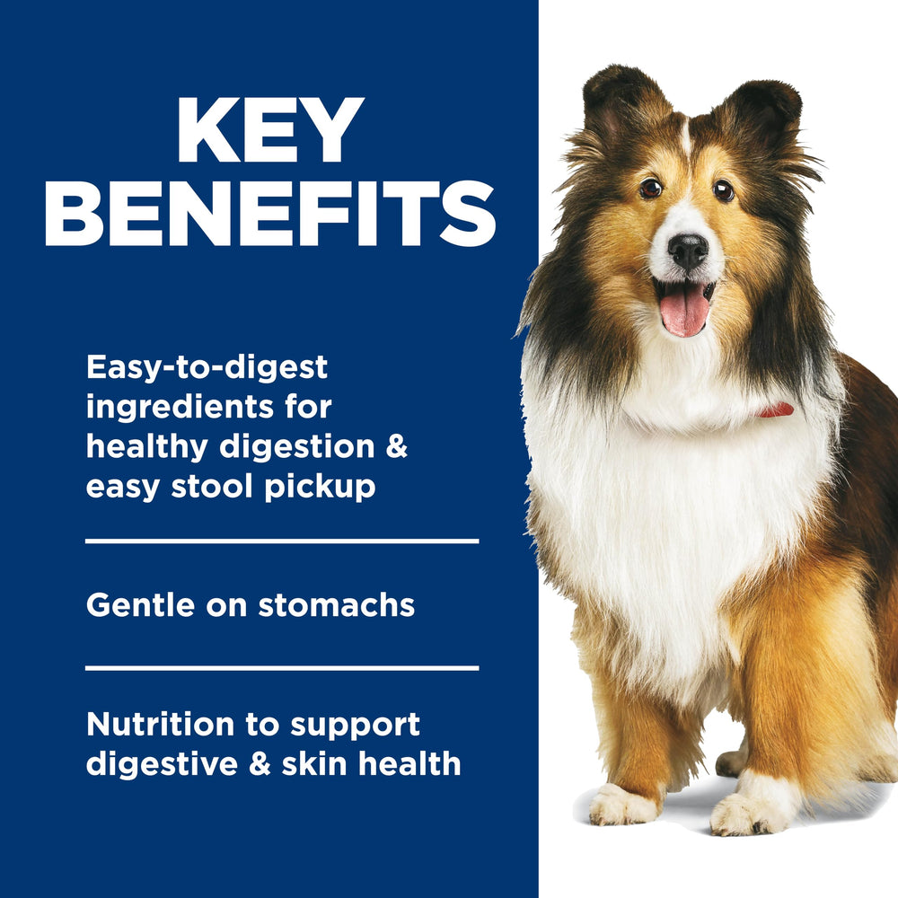 Hill's Science Diet estofado lento de pollo; sabor que entusiasma a perros.