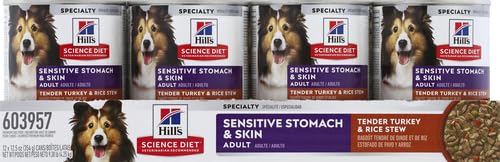 Hill's Science Diet estómago sensible y piel sensible con fibra prebiótica.