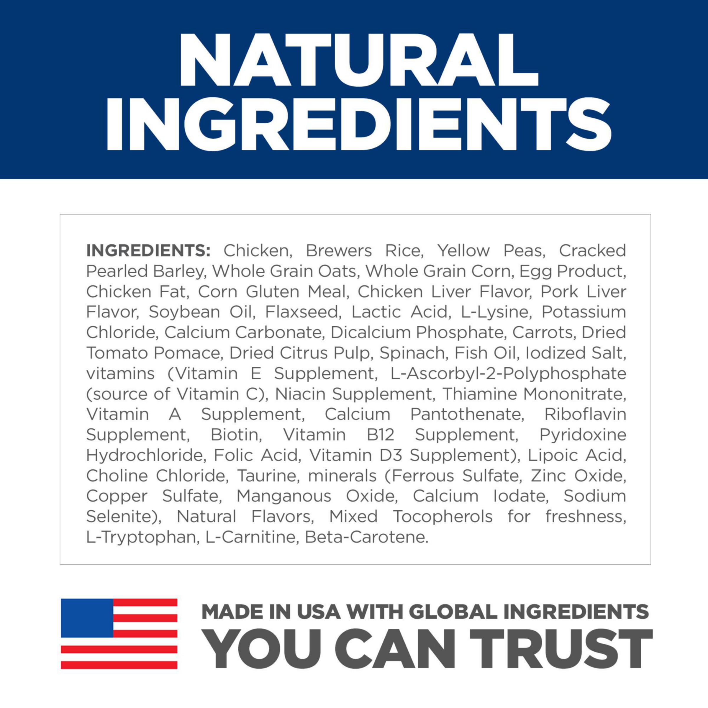 Hill's Science Diet formulado para perros adultos de 7+ años.