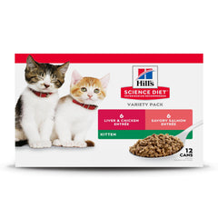 Hill's Science Diet gatito higado y pollo en lata, sabor delicioso para desarrollo