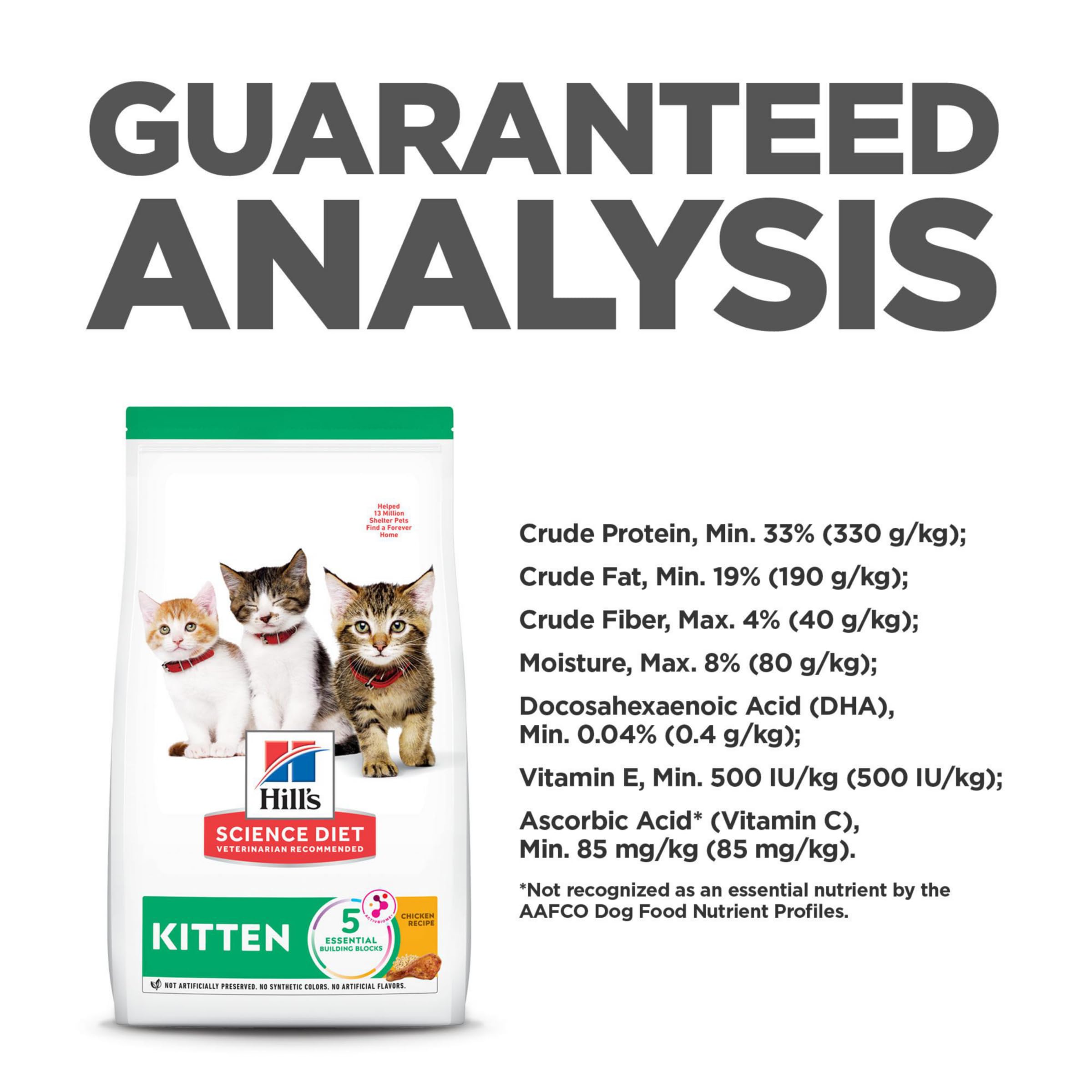 Hill's Science Diet Gatito, recomendado por veterinarios para gatitos