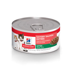 Hill's Science Diet Gatito Salmón en lata 5.5 oz para desarrollo saludable