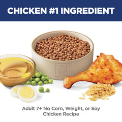 Hill's Science Diet Gato Adulto 7+ croquetas de pollo para energía sostenida