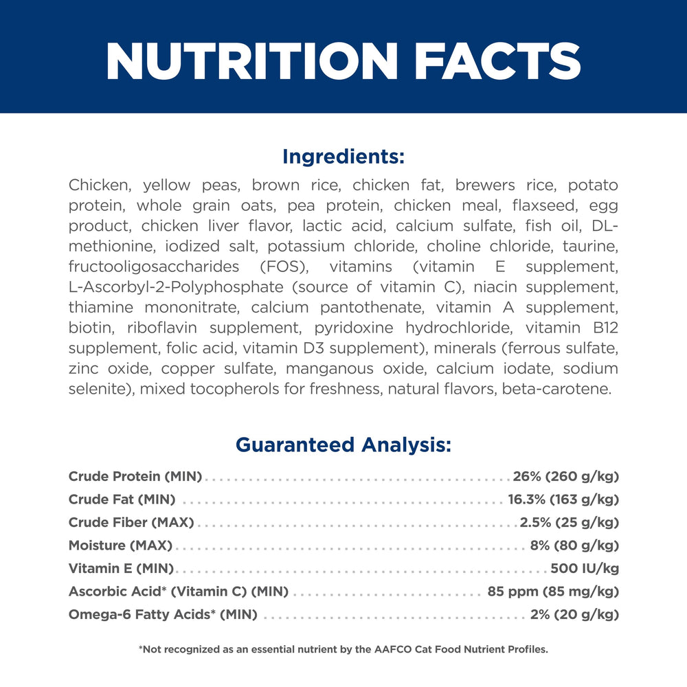 Hill's Science Diet Gato Adulto 7+ porciones equilibradas para plan diario