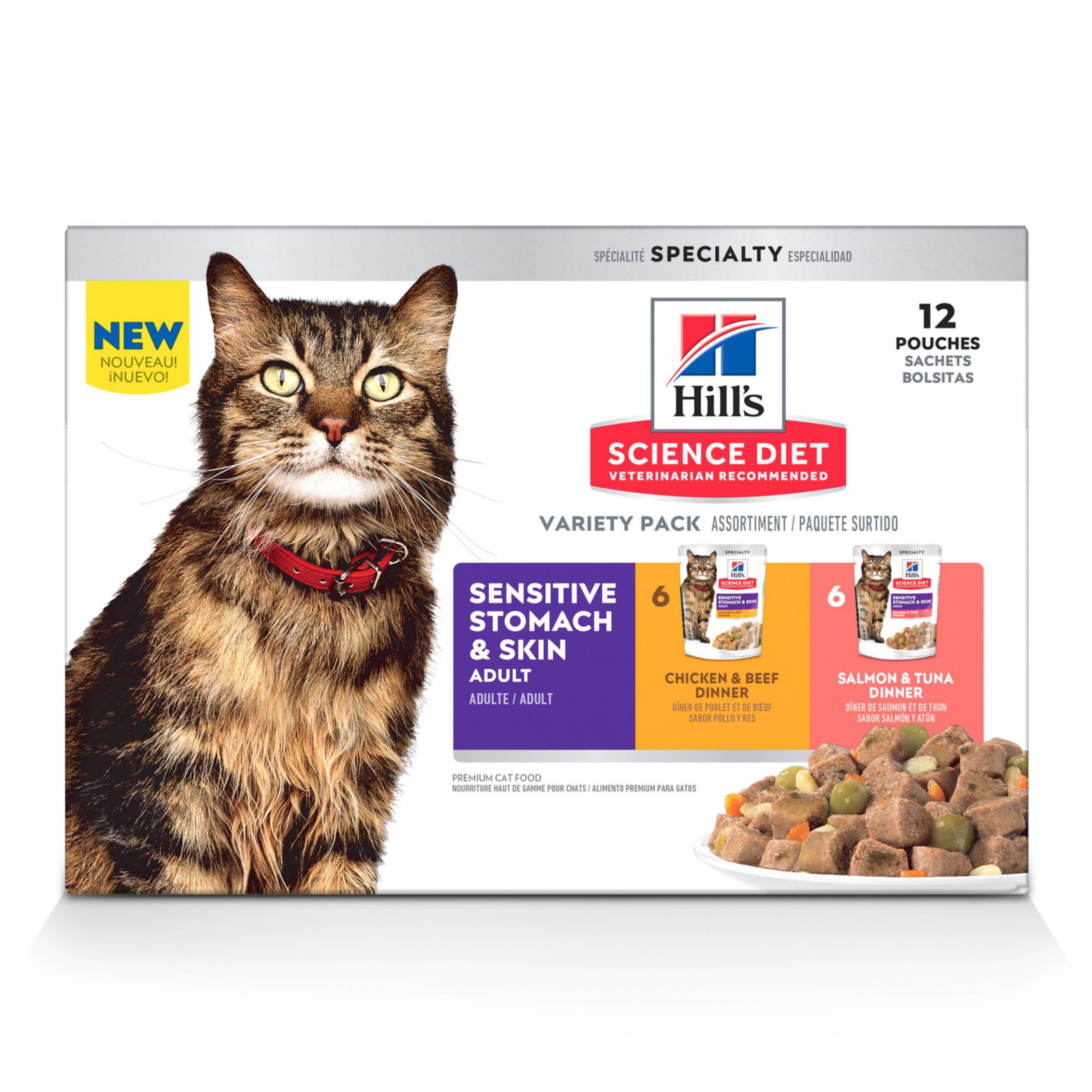 Hill's Science Diet Gato estómago sensible en bolsa, digestión suave