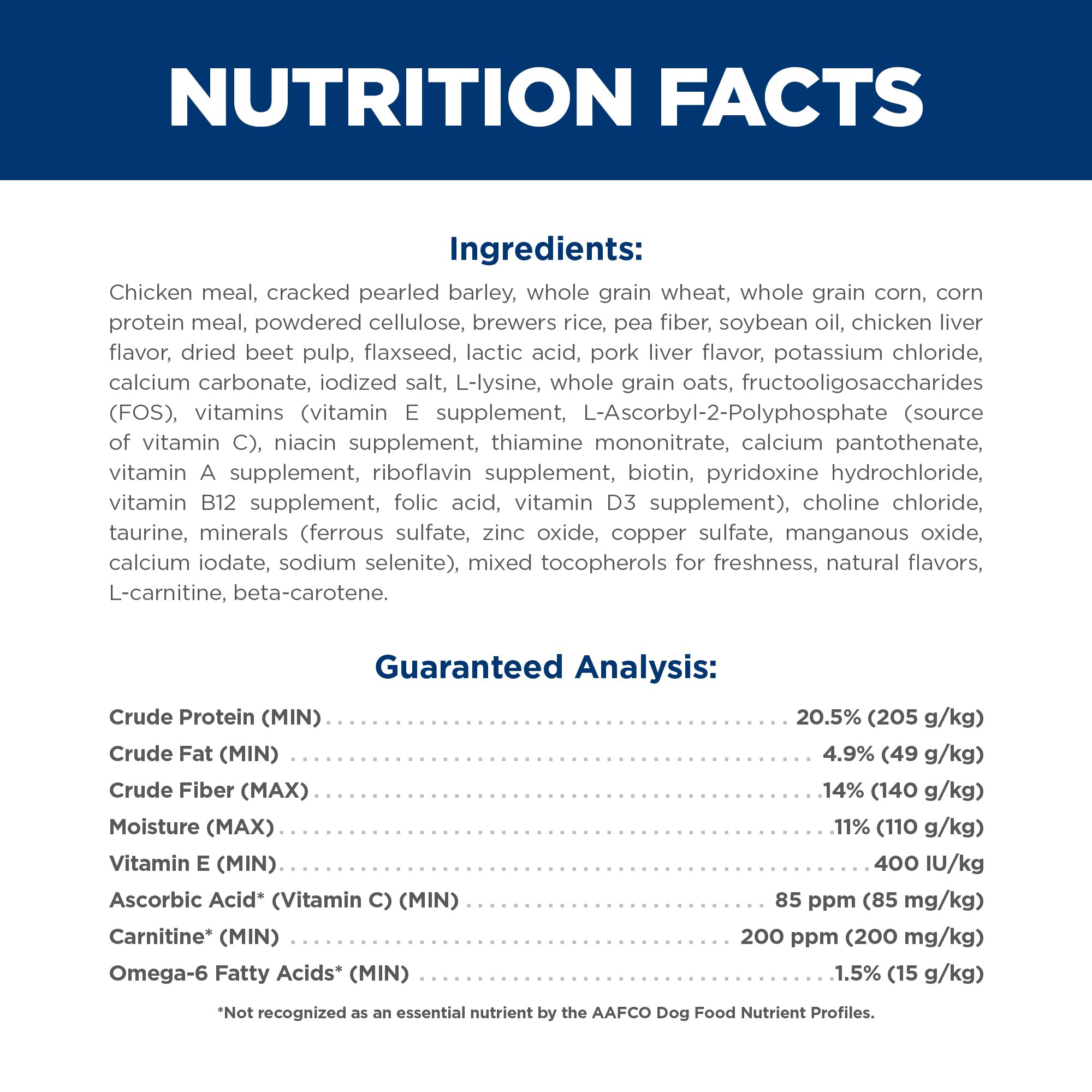 Hill's Science Diet Light ActivBiome beneficios múltiples para digestión e inmunidad.