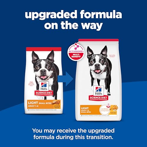 Hill's Science Diet Light croquetas pequeñas cebada, sabor agradable para perros activos con peso controlado.