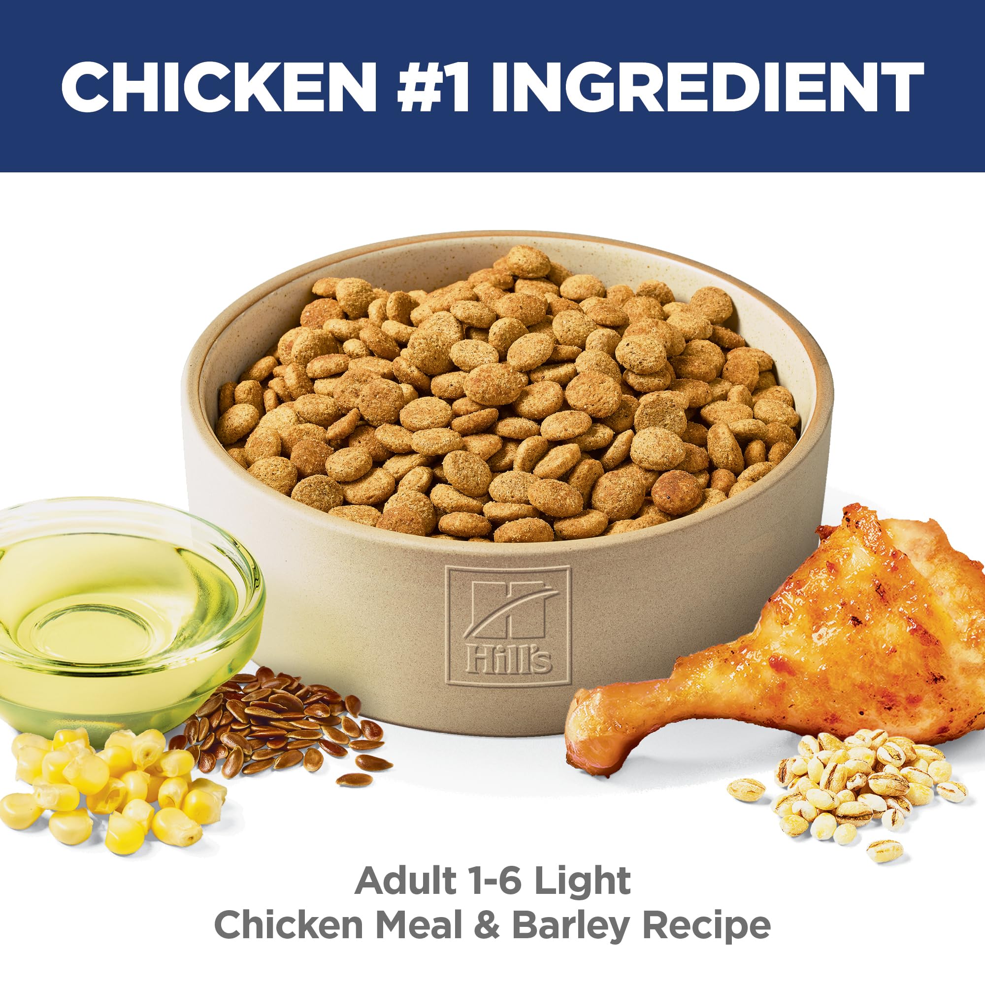 Hill's Science Diet Light con L-Carnitina para apoyar un estilo de vida activo