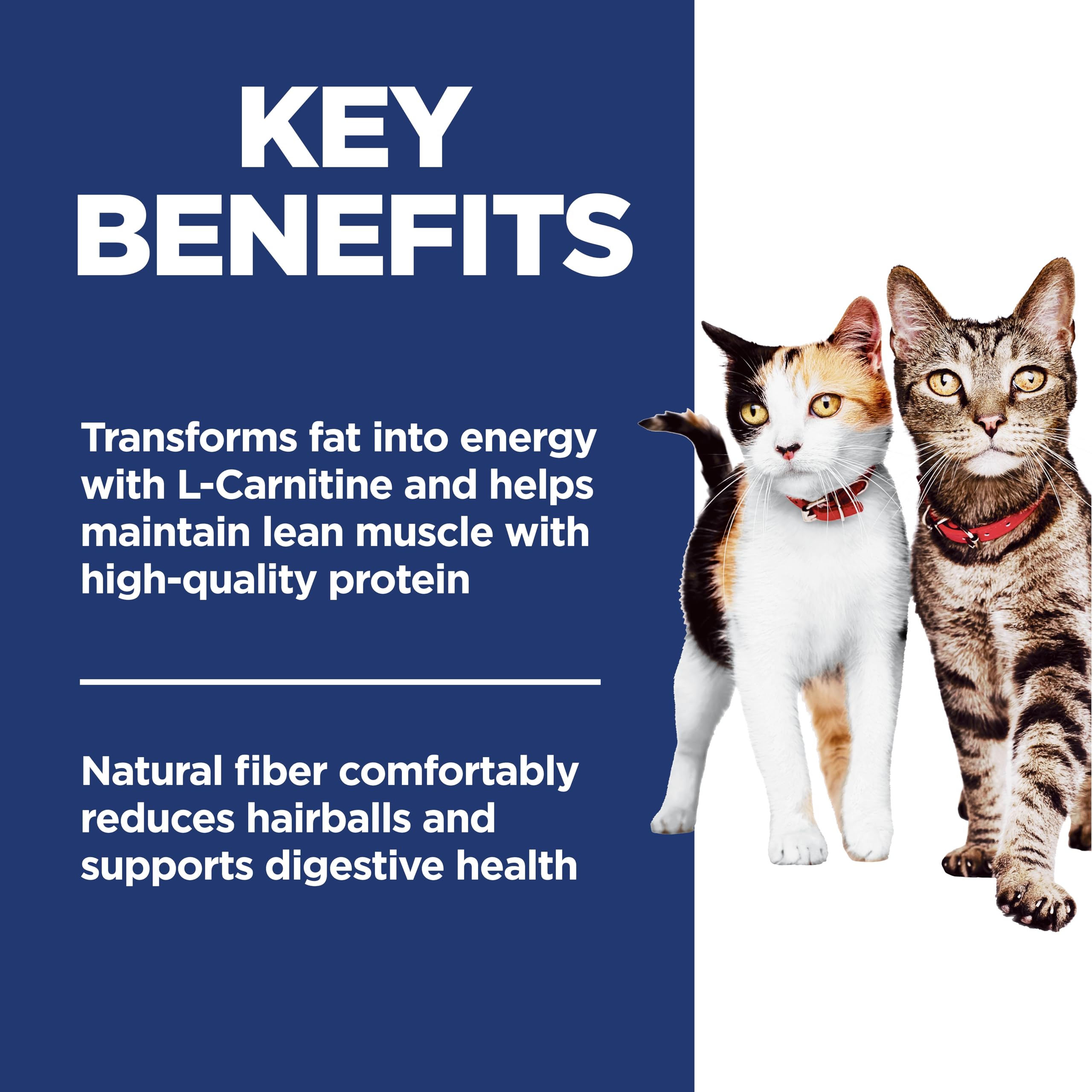 Etiqueta de Hill's Science Diet Multi-Benefit con sello Made in Usa.
