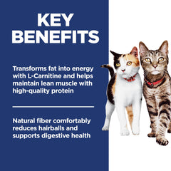 Etiqueta de Hill's Science Diet Multi-Benefit con sello Made in Usa.