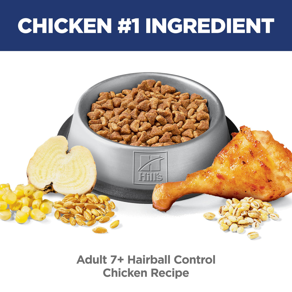Hill's Science Diet: nutrición equilibrada para gatos mayores.