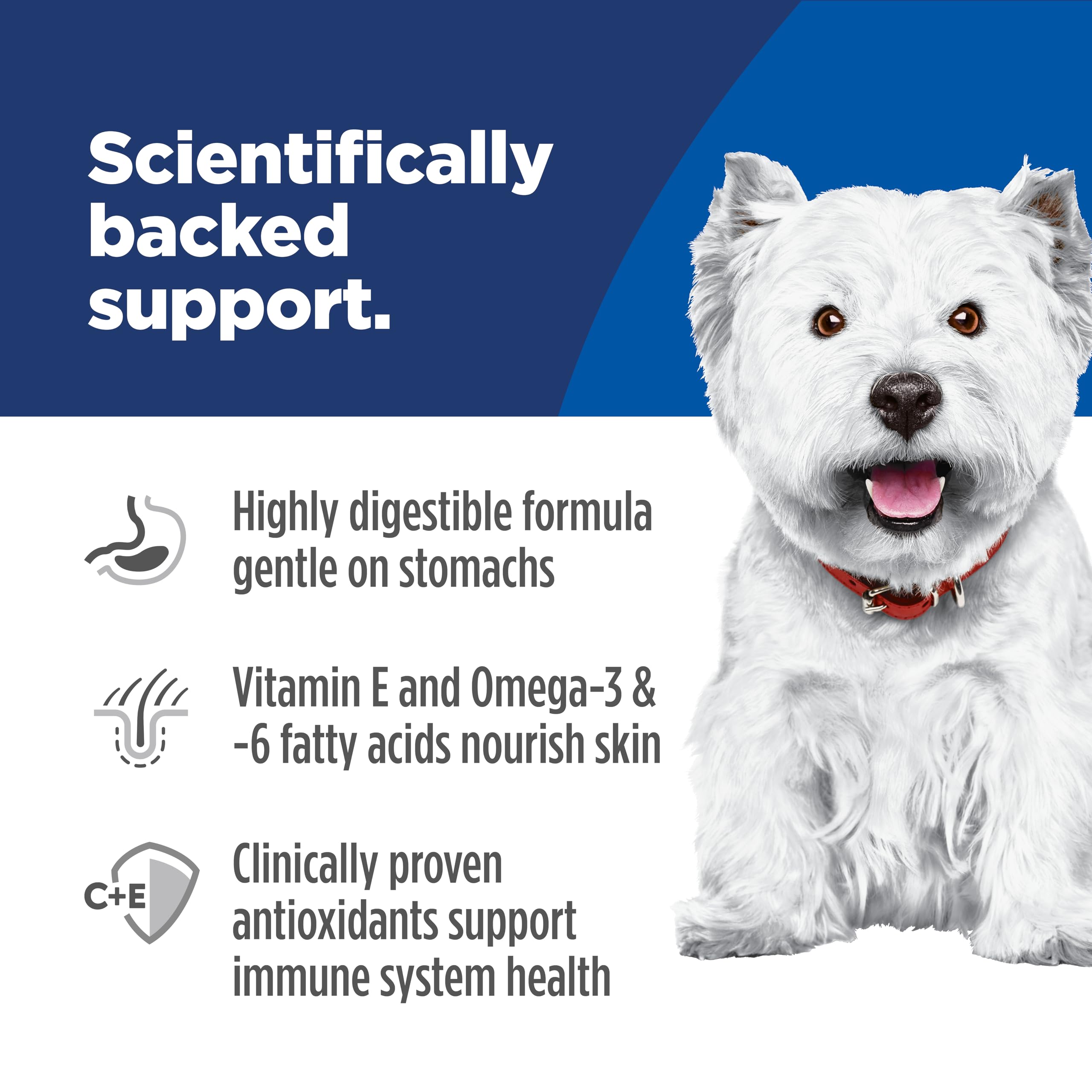 Hill's Science Diet omega-3 y 6 cuida piel y pelo de tu perro