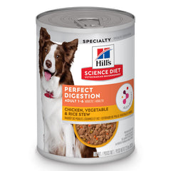 Hill's Science Diet Perfect Digestion: lata de pollo para apoyo digestivo diario