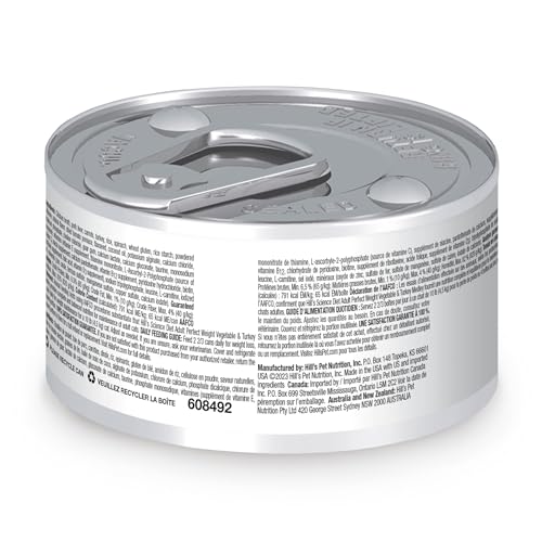 Hill's Science Diet Peso Ideal estofado de pavo y verduras; sabor para gatos