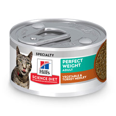 Hill's Science Diet Peso Ideal; lata de 2,9 onzas para control de peso en gatos