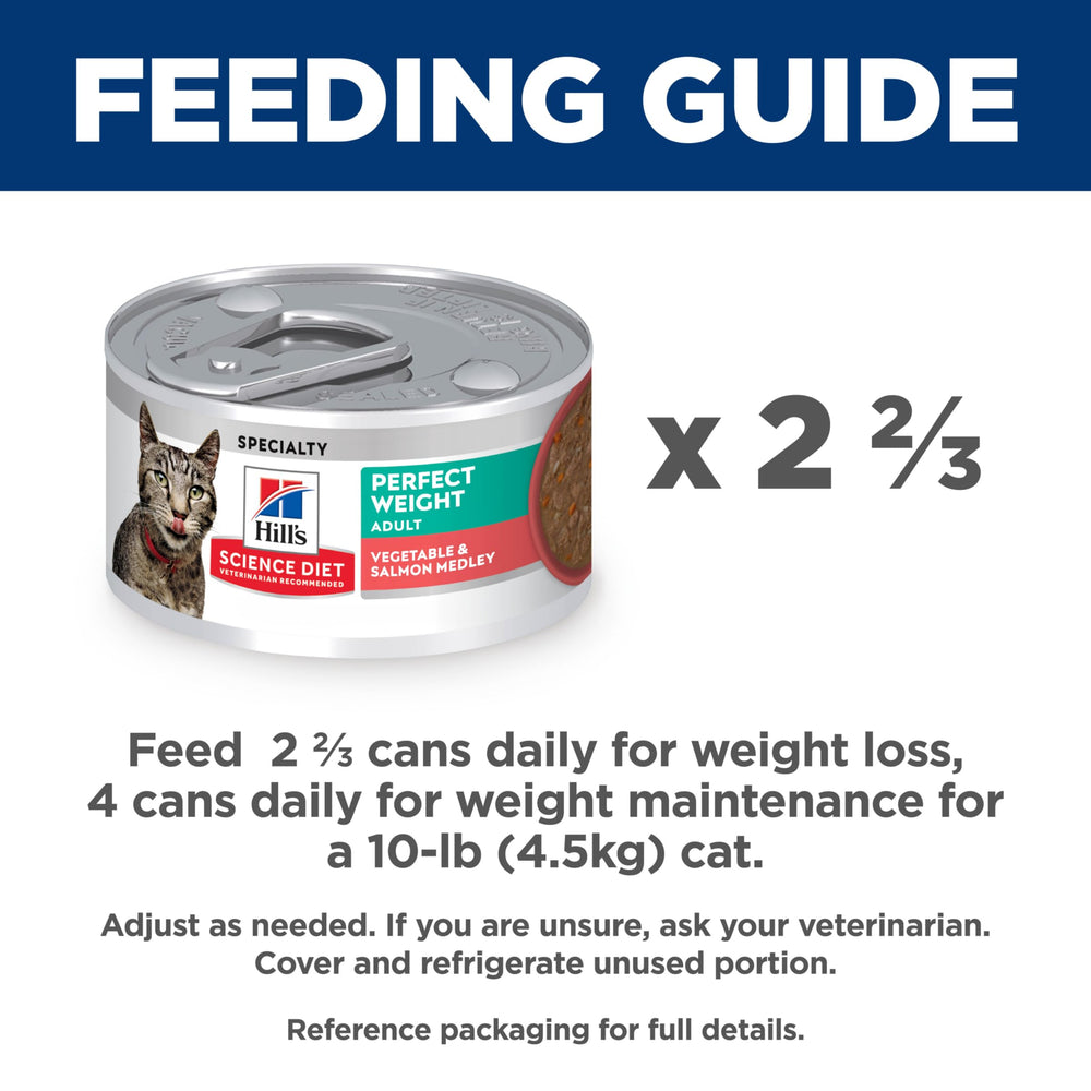 Hill's Science Diet Peso Perfecto: formato de 24 envases para facilidad diaria