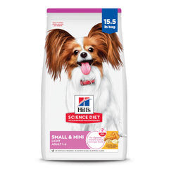 Hill's Science Diet para perros adultos pequeños, croquetas mini para facilitar la alimentación.