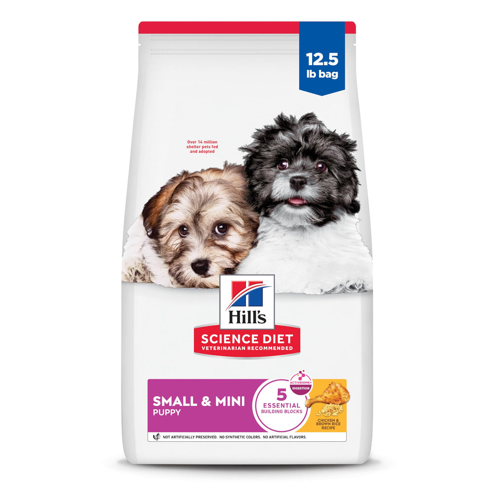 Hill's Science Diet Puppy Small & Mini, croquetas pollo-arroz, apoya crecimiento de cachorros pequeños