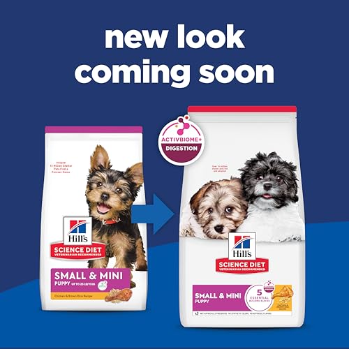 Hill's Science Diet Puppy Small & Mini, croquetas pollo-arroz, sabor agradable para cachorros