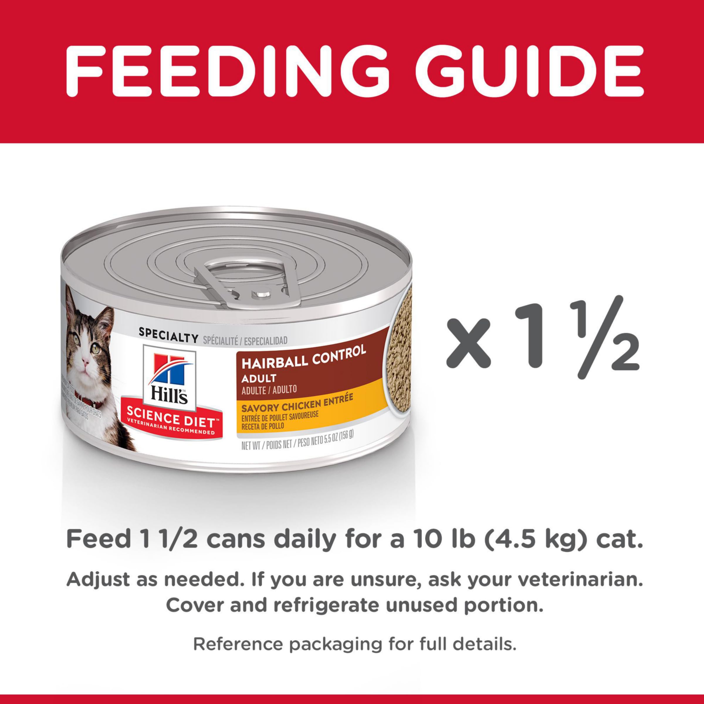 Hill's Science Diet Reconocido por veterinarios, lata de pollo para apoyo nutricional diario