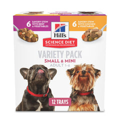 Hill's Science Diet Small & Mini, tarrina de pollo con verduras, apoyo digestivo suave