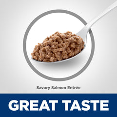 Hill's Science Diet textura suave de salmón en lata, sabor agradable