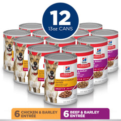 Hill's Science Diet, pack 12 latas, conveniencia para comidas diarias