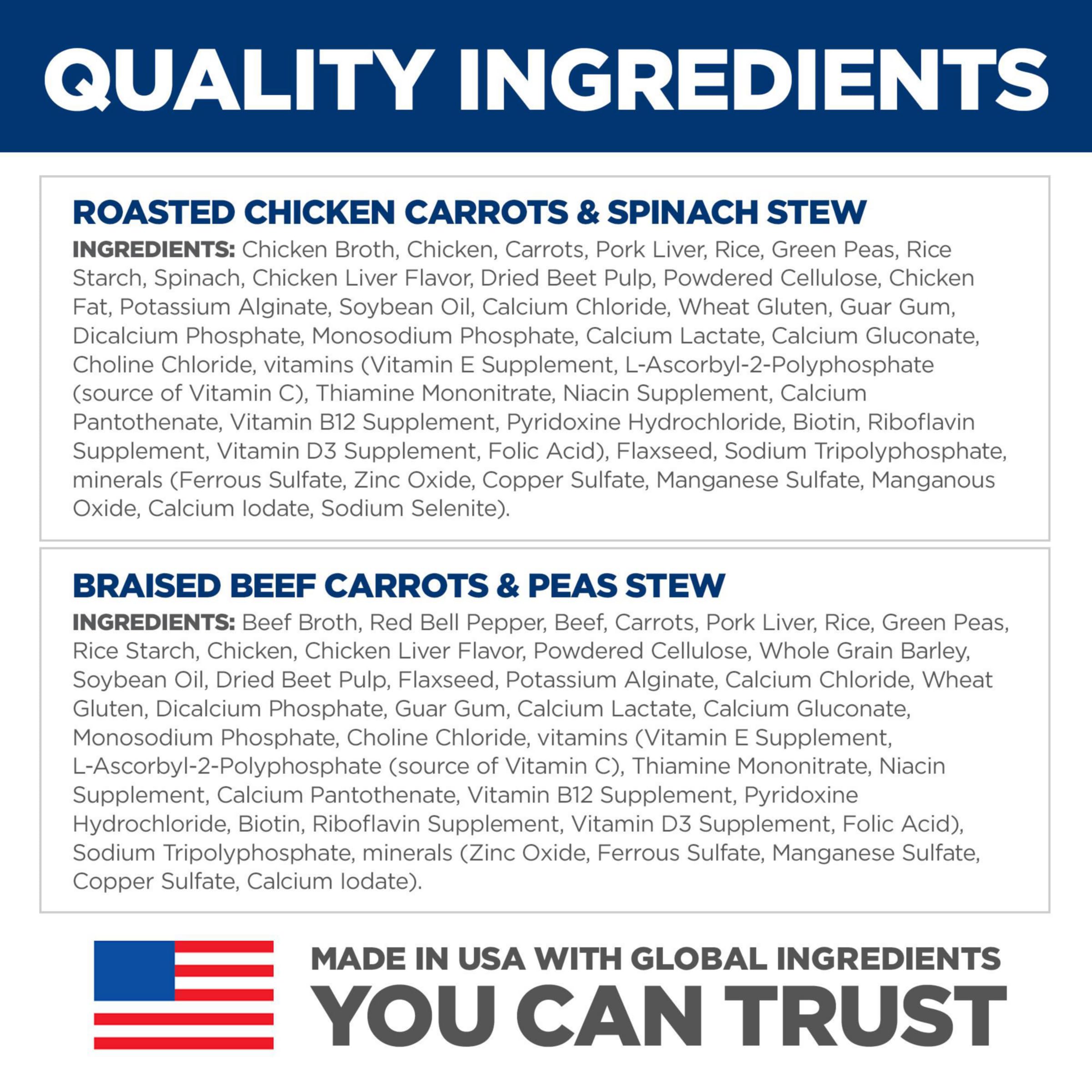 Pack de variedad de dos sabores Hill's Science Diet para perros adultos