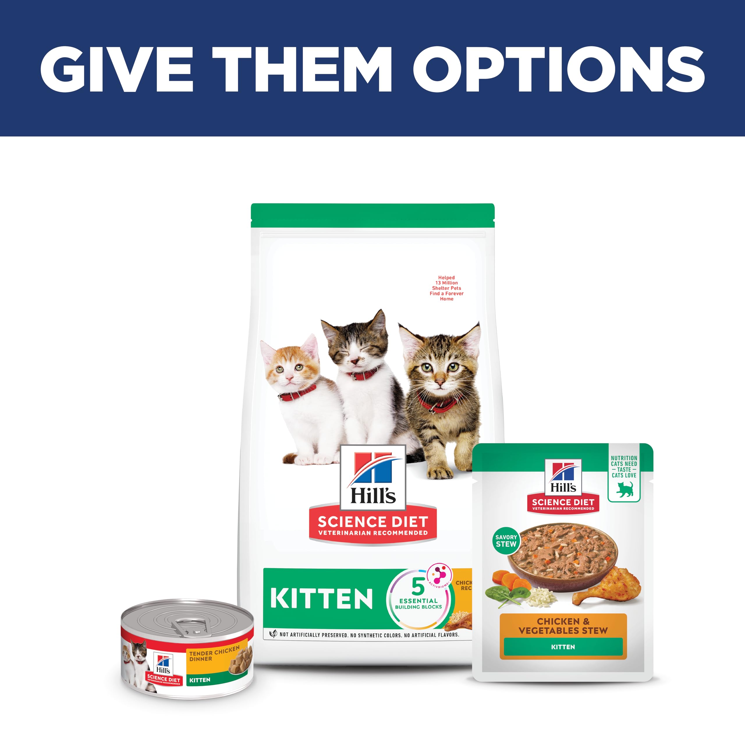 Hill's Science Diet uso diario práctico para gatitos activos