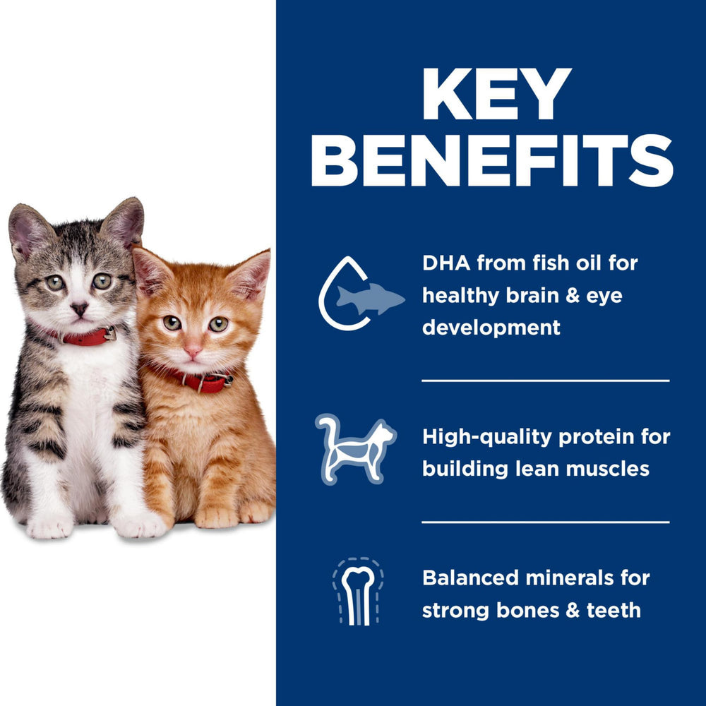 Hill's Science Diet Kitten, minerales equilibrados para huesos y dientes en desarrollo.