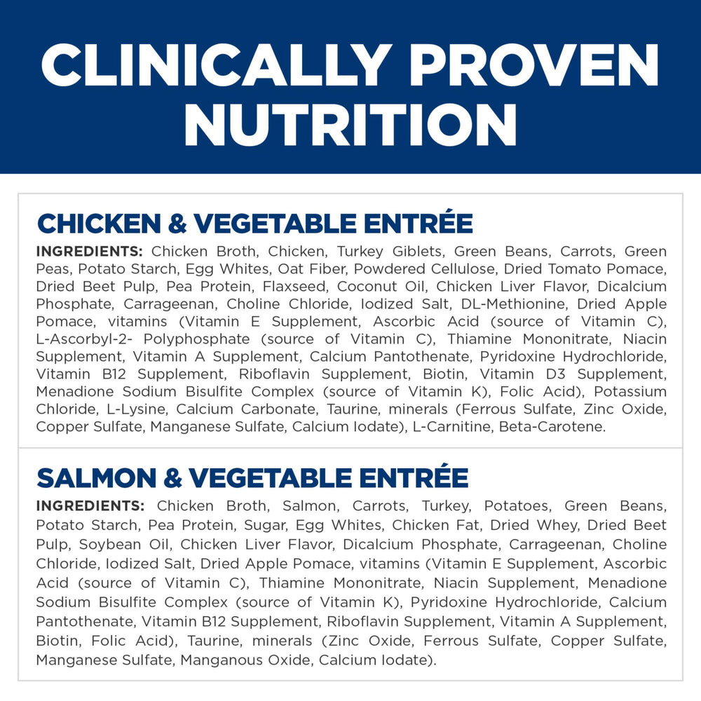 Hill's Science Diet lata salmón-verduras, aroma apetitoso para perros.