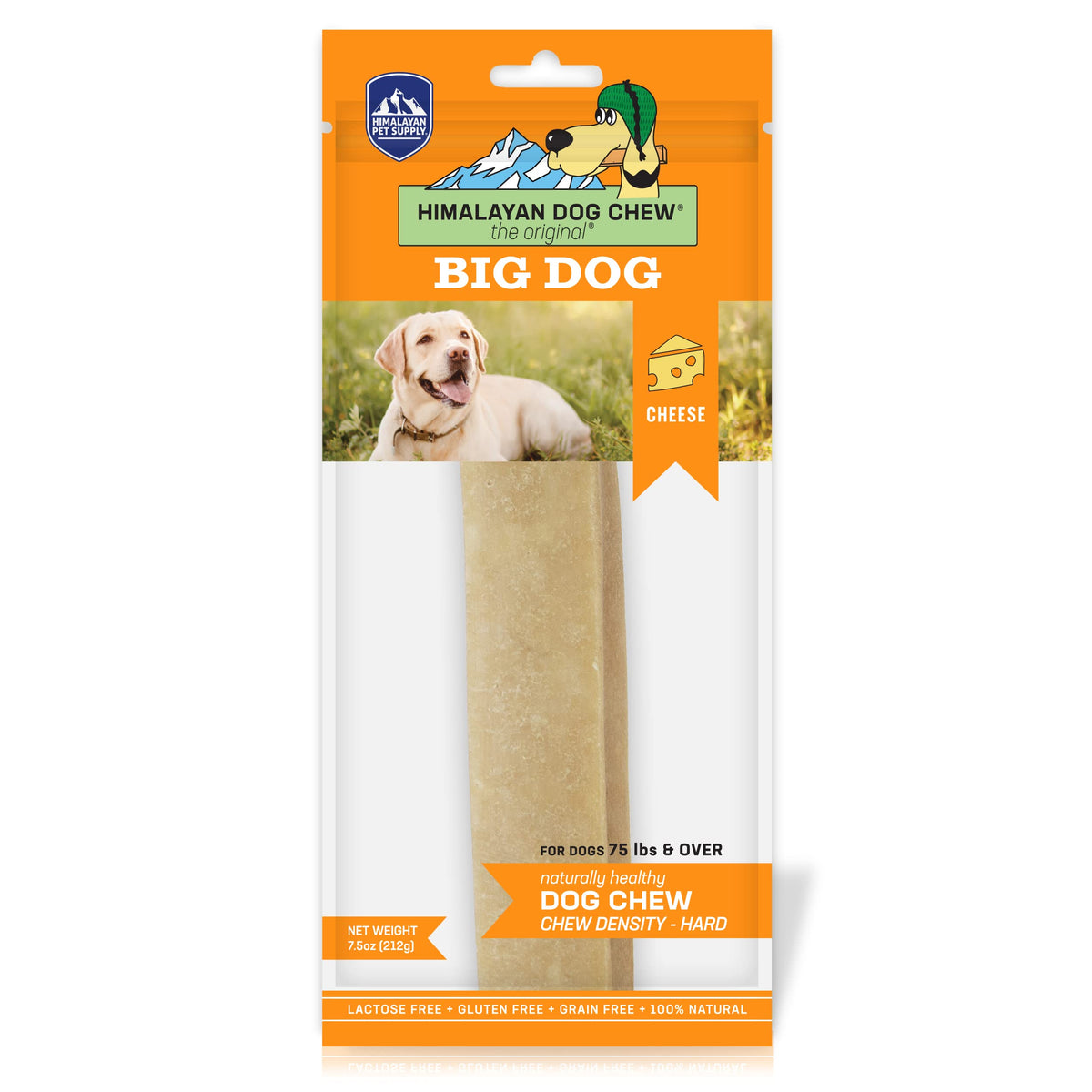 Himalayan Dog Chew: queso himalayo grande para perros grandes, masticación prolongada.