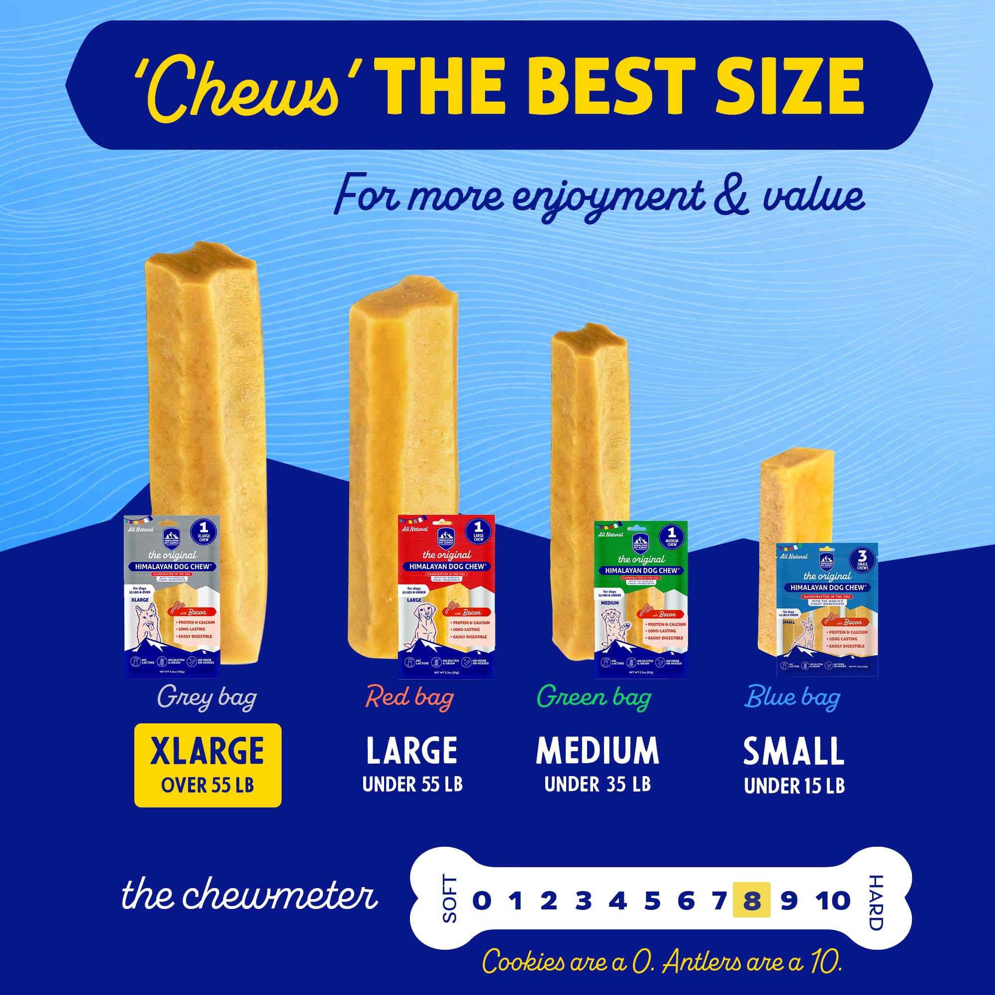 Himalayan Dog Chew: ingredientes naturales del queso yak original