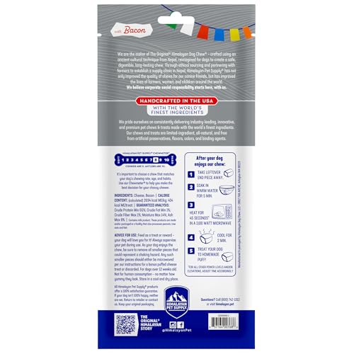 Himalayan Dog Chew: tocino sabor del queso yak original