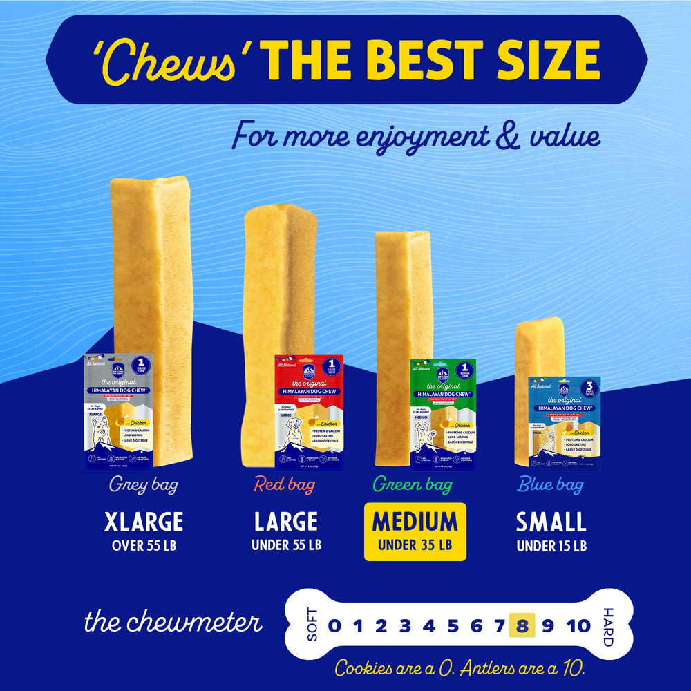 Himalayan Dog Chew sans-gluten, option sûre pour chiens sensibles.