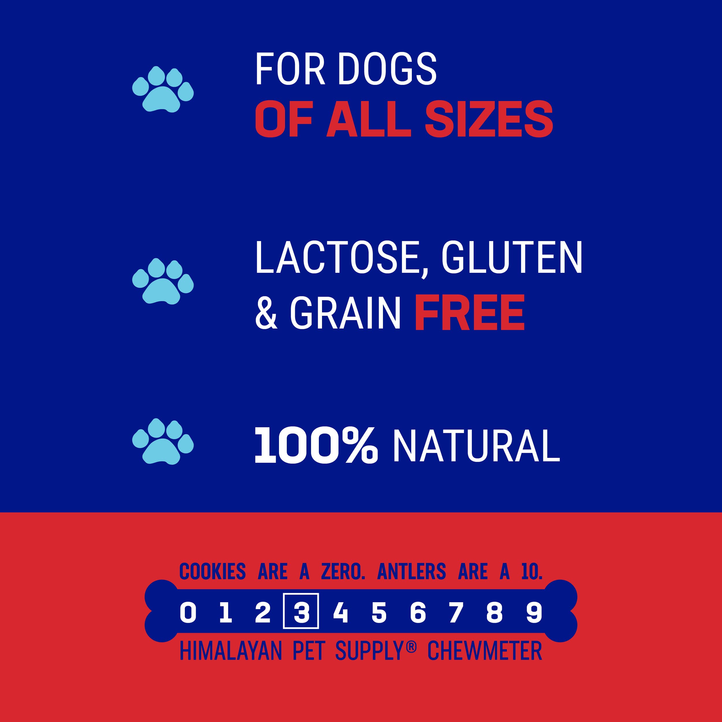 Himalayan Dog Chew sin lactosa: opción suave para estómagos sensibles.