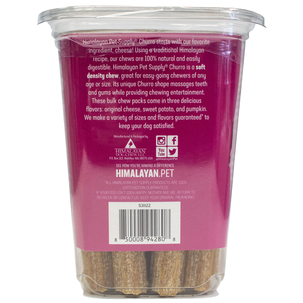 CHURRO suave de queso con patata dulce, textura agradable para mordiscos fáciles