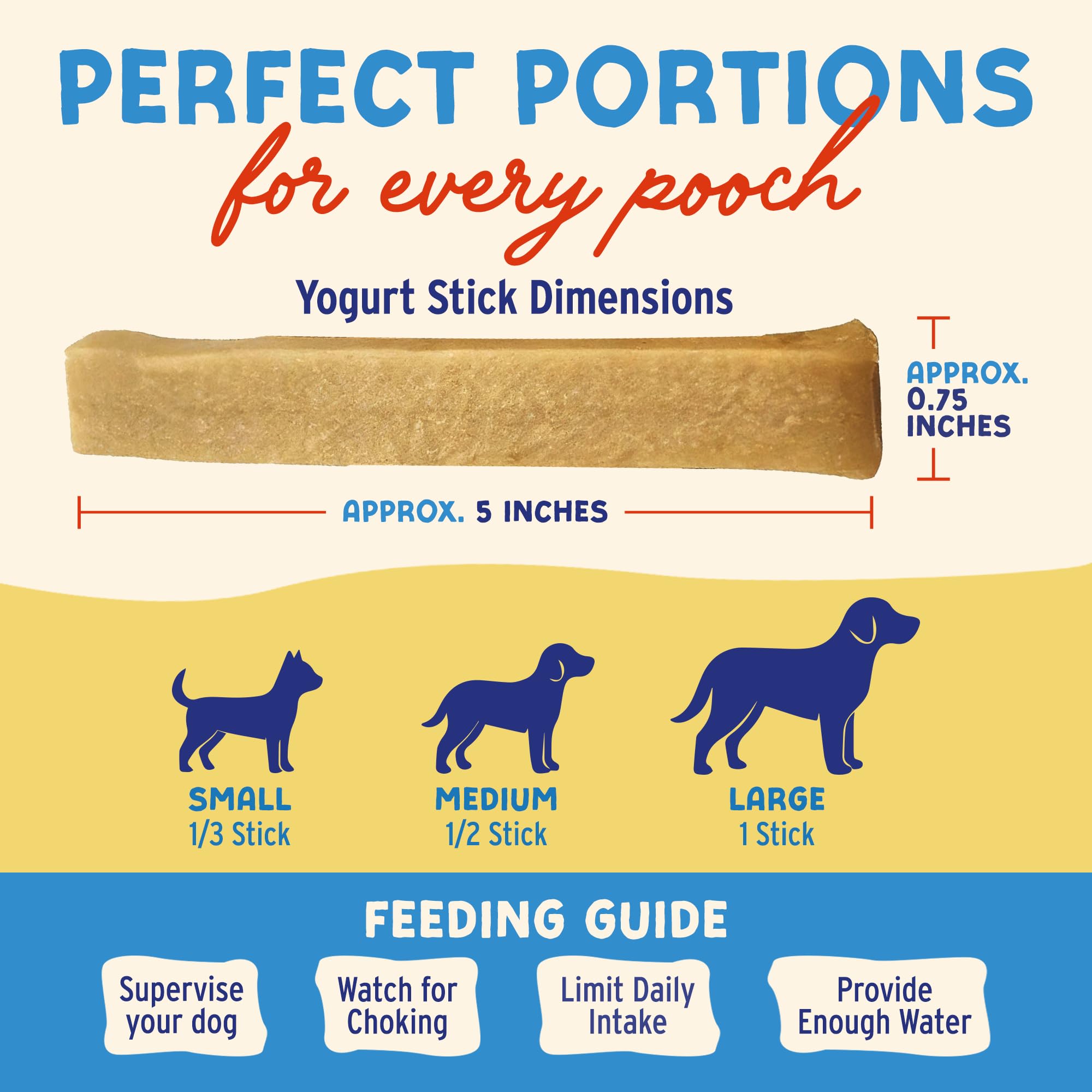 Producto hecho en Estados Unidos, Himalayan Dog Chew Yogurt Sticks de calidad