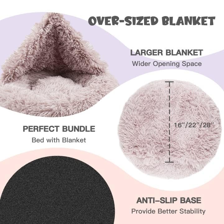 Cama Himax donut con manta y múltiples usos para varios momentos.